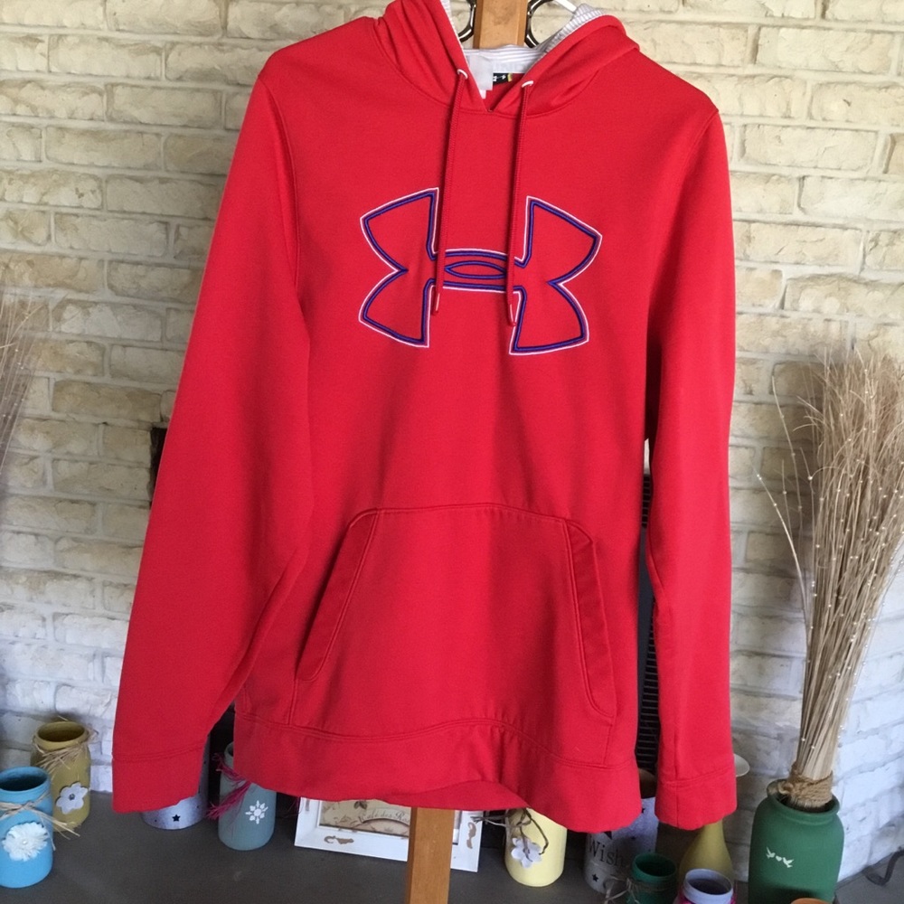 UNISEX LOOSE FIT UNDERARMOUR HOODED SWEATSHIRT